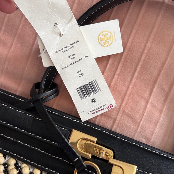 TORY BURCH LEE RADZIWILL BEADED TOP HANDLE SMALL BAG LIMITED EDITION •••Read••• - Picture 9 of 16